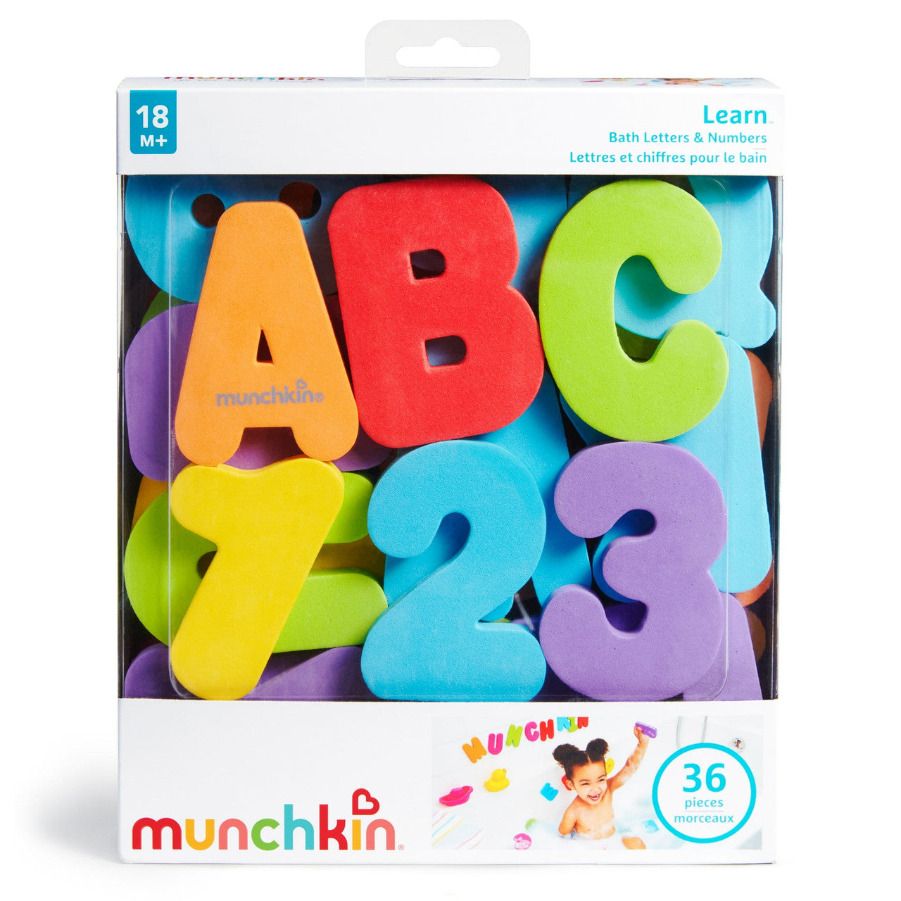 Munchkin Bath Letters And Numbers For 3+ Years - 36 Ea
